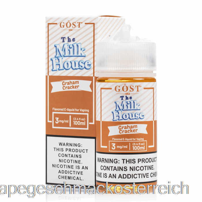 Graham Cracker – The Milk House – Gost Vapor – 100 Ml, 3 Mg Vape-Geschmack